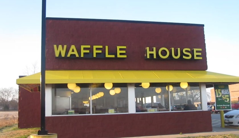 Shooting outside Waffle House at approximately 3:43 a.m. Photo via Wikipedia.