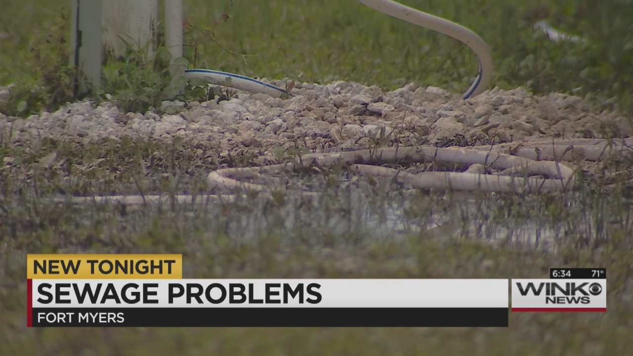 Fecal matter left from flooding in Lee County RV park WINK News