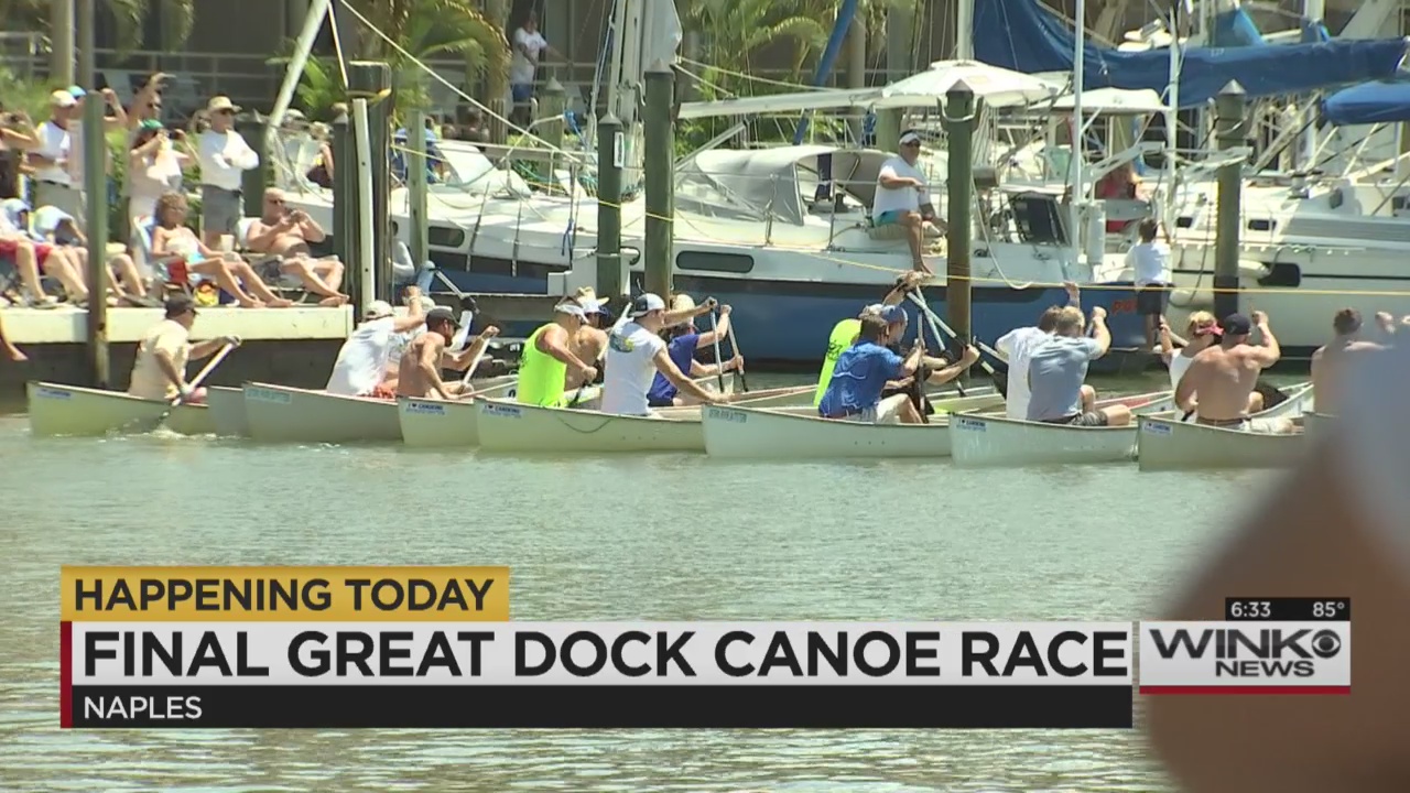 Great Dock Canoe Races end in Naples with 40th annual event WINK News