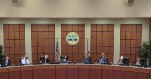 School District of Lee County board members in early 2018. Photo via WINK News.