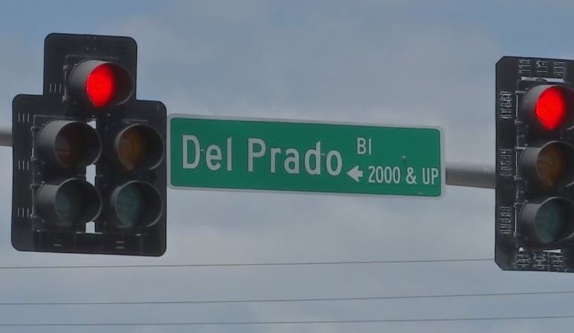 Construction will be done on Del Prado Blvd. that may impede traffic flows. Photo via WINK News.