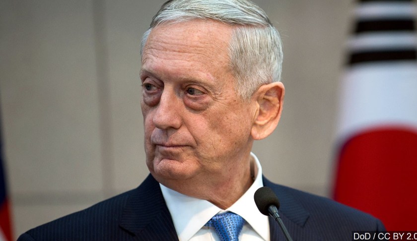Mattis approving troops to the border. Photo via MGN