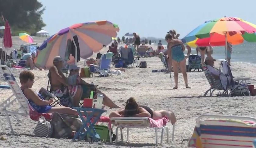 As seen in Englewood Beach on October 2018. Photo: WINK News.
