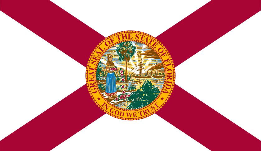 Flag of Florida. Photo via Wikipedia.