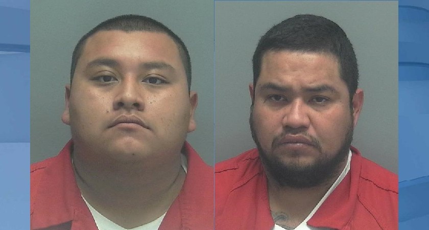 Mugshots of Francisco Ramiro and Jorge Rae. Photo via Fort Myers Police Department.