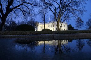 The North Portico of the White House is seen, Friday, Dec. 28, 2018, in Washington. The partial government shutdown will almost certainly be handed off to a divided government to solve in the new year, as both parties traded blame Friday and President Donald Trump sought to raise the stakes in the weeklong impasse. (AP Photo/Alex Brandon)