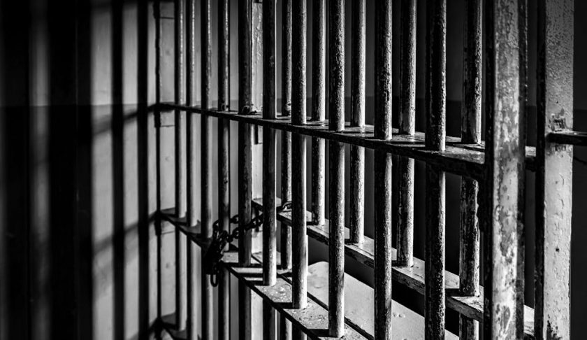 Prison cell bars. Photo via CBS.