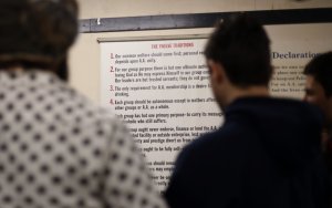 Young men gather to talk after a 12-step meeting for Internet & Tech Addiction Anonymous in Bellevue, Washington. The meeting is run like other 12-step meetings for addicts, but the focus is video games, devices and Internet content that has become a life harming distraction. Photo via AP/Martha Irvine.