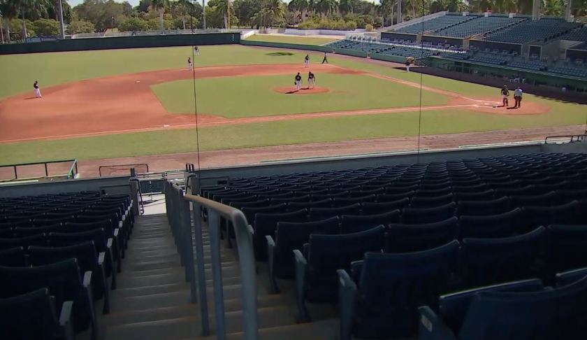 The City of Palms Park is primarily used by FSW athletics. Photo via WINK News.