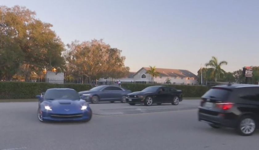 Drivers constantly make illegal U-turns at Colonial Blvd. and Sommerset Dr. in Fort Myers. (WINK News photo)