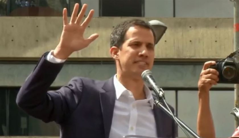 Juan Guaidó. CBS News photo.