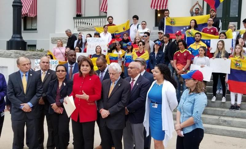 Republicans and Democrats in Florida’s Capitol come together on Nicolas Maduro. News Service Florida photo.