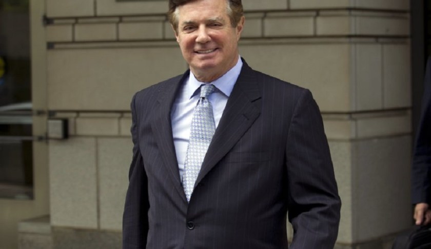 FILE - In this May 23, 2018, file photo, Paul Manafort, President Donald Trump's former campaign chairman, leaves the Federal District Court after a hearing in Washington. Manafort is suffering from depression and anxiety and is at times confined to a wheelchair because of gout. That’s according to a court filing from defense lawyers Tuesday, Jan. 8, 2019, responding to allegations that Manafort has repeatedly lied to special counsel Robert Mueller’s team of investigators. Photo via AP/Jose Luis Magana, File.