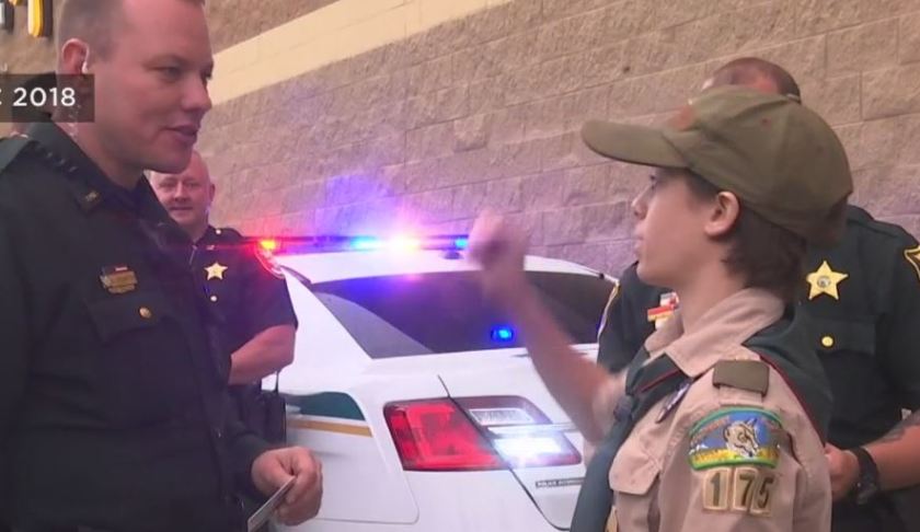 Shop With A Cop event in 2018. (WINK News photo)