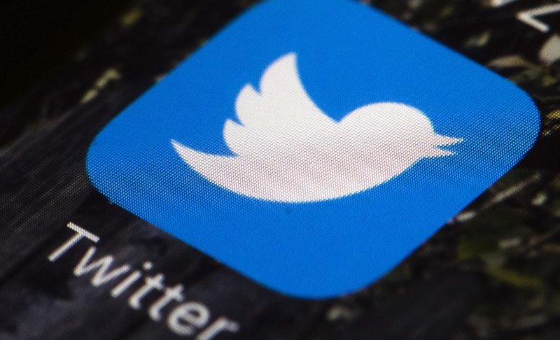 FILE - This April 26, 2017, file photo shows the Twitter app icon on a mobile phone in Philadelphia. According to a study released on Thursday, Jan. 24, 2019, a tiny fraction of Twitter users spread the vast majority of fake news in 2016, with conservatives and older people sharing misinformation more. (AP Photo/Matt Rourke, File)