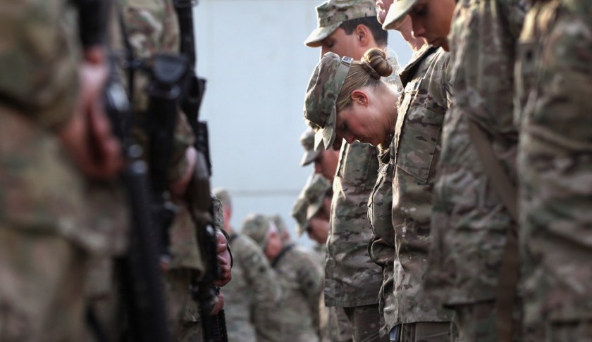 U.S. military in Afghanistan. Photo via CBS News.
