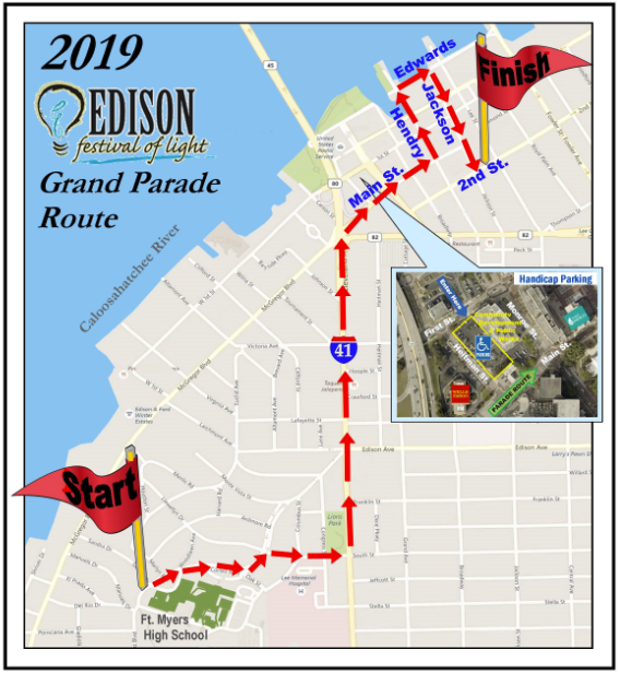 Edison Festival of Light Grand Parade route changes WINK News