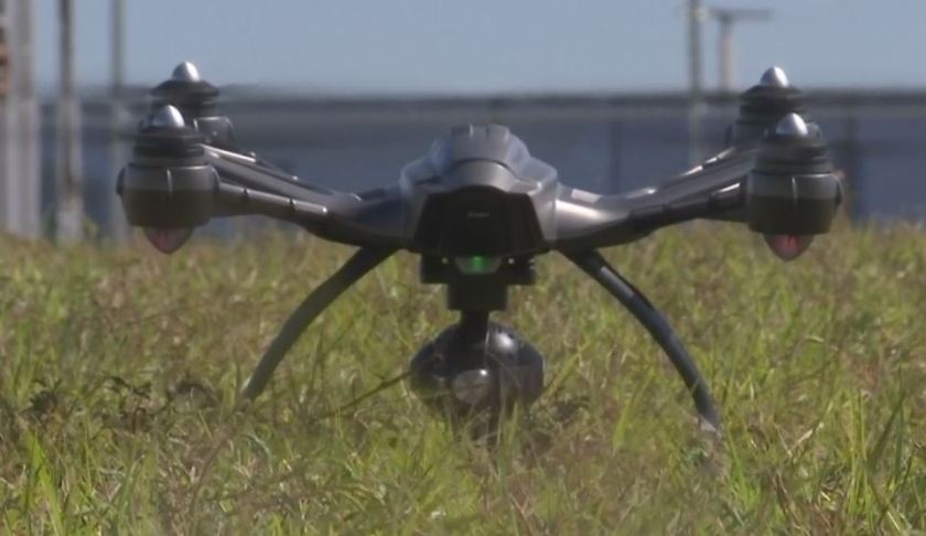 A drone moments before flight. (WINK News photo)