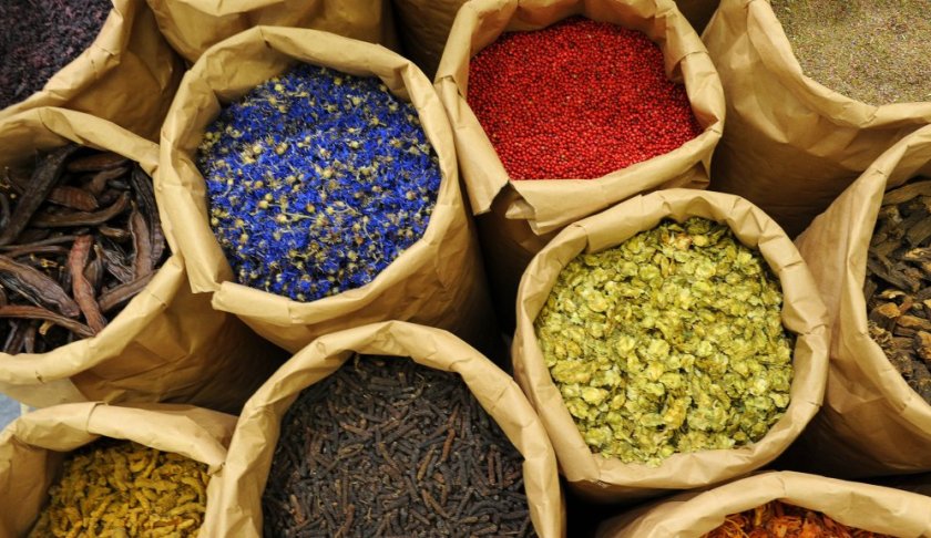 A variety of herbs and spices. (CBS News photo)