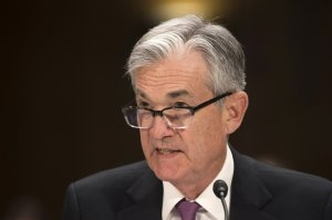 Federal Reserve Chairman Jerome Powell testifies before the Senate Banking, Housing and Urban Affairs Committee on monetary policy on Tuesday, Feb. 26, 2019 on Capitol Hill in Washington. (AP Photo/Kevin Wolf)