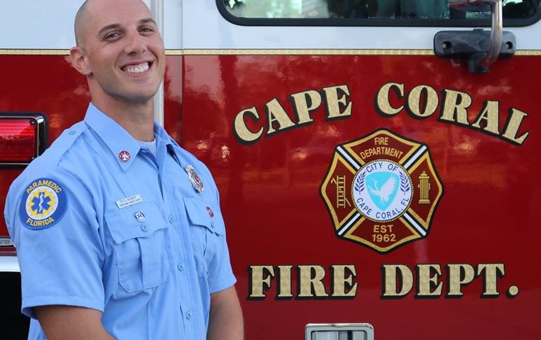 Firefighter Christopher Asseff. (Cape Coral Fire Dept. photo)