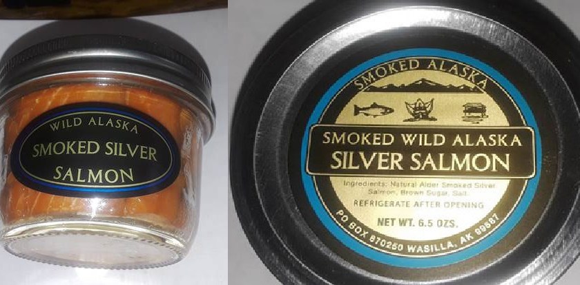 Feb. 15, recall of Smoked Silver Salmon in 6.5 oz. containers with the production code of AL81111133. (FDA photo)