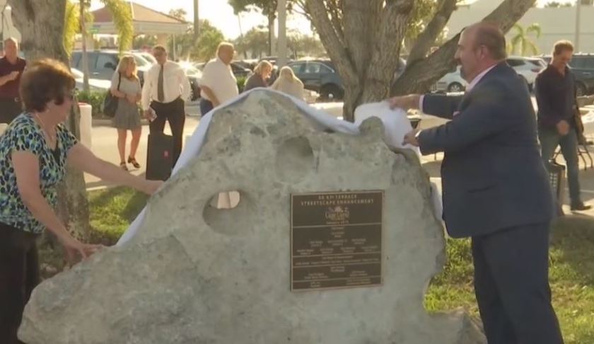 Streetscape unveiling. (WINK News photo)
