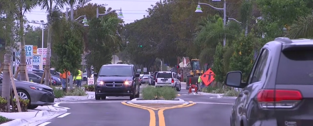 Cape Coral entertainment district was designed for convenient parking ...