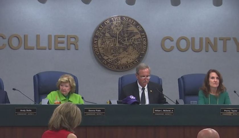 Collier County commissioners. (Credit: WINK News)