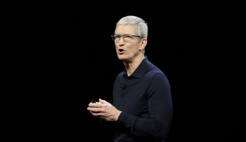 Tim Cook, CEO of Apple. (Credit: AP)