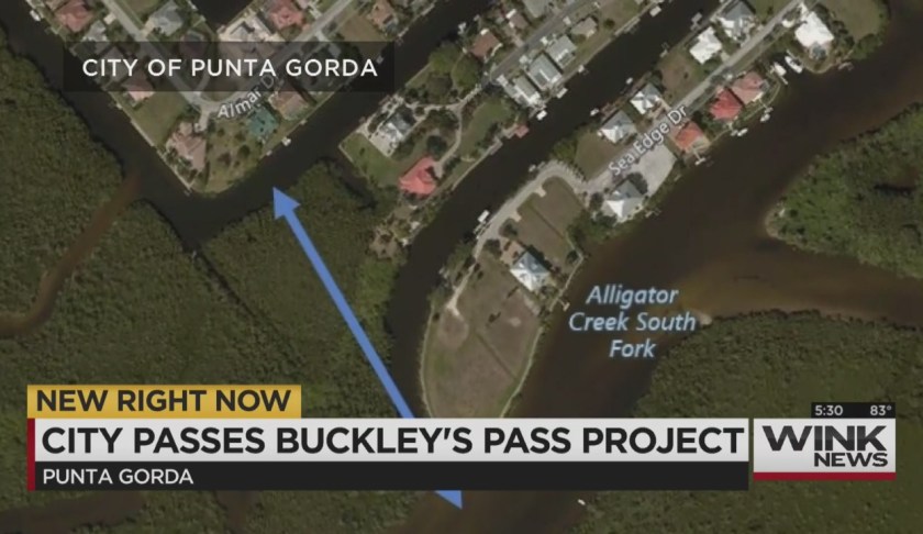 Buckley's Pass blueprints. (Credit: City of Punta Gorda)