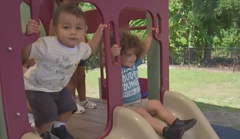 Children playing at the playground. (Credit: WINK News)
