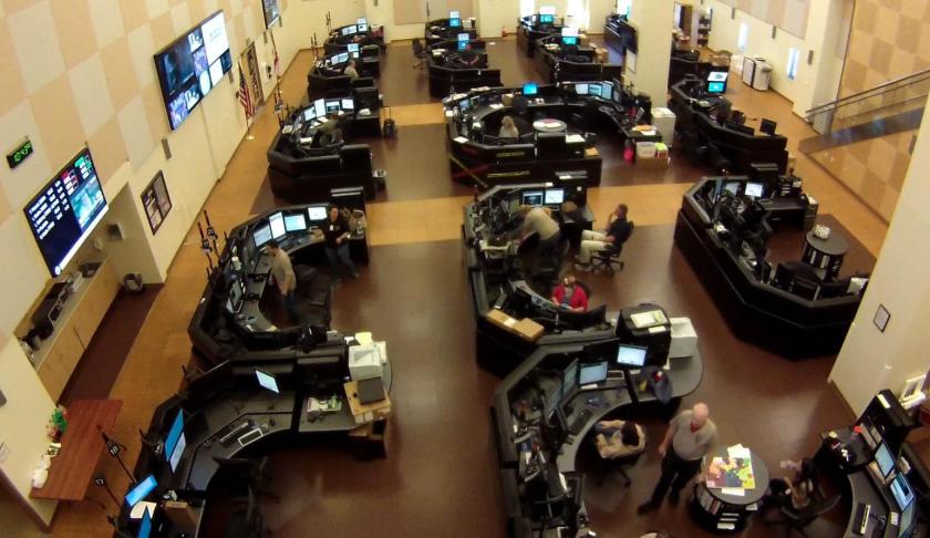 Aerial view of the Collier County Emergency Dispatcher Center. (Credit: CCSO)