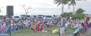 Sunday Easter services on Sanibel Island. (Credit: WINK News)