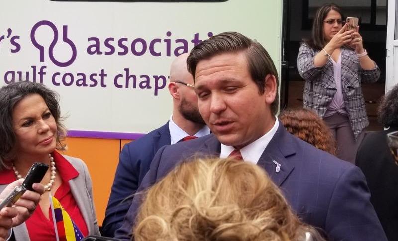 DeSantis likes House plan on texting while driving. (Credit: News Service Florida)