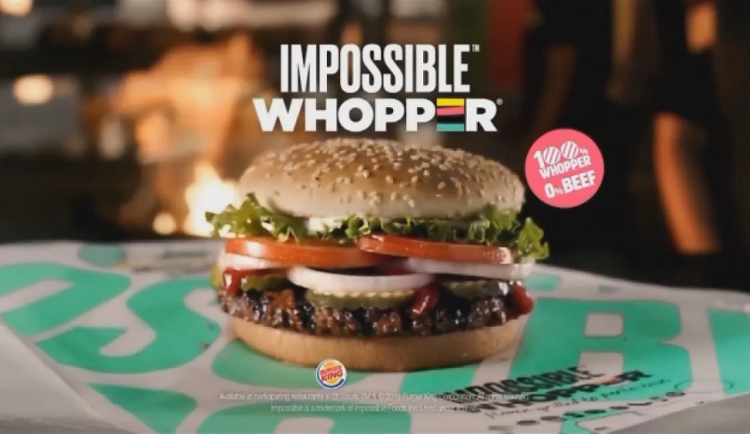 Impossible Whopper. (Credit: Burger King)