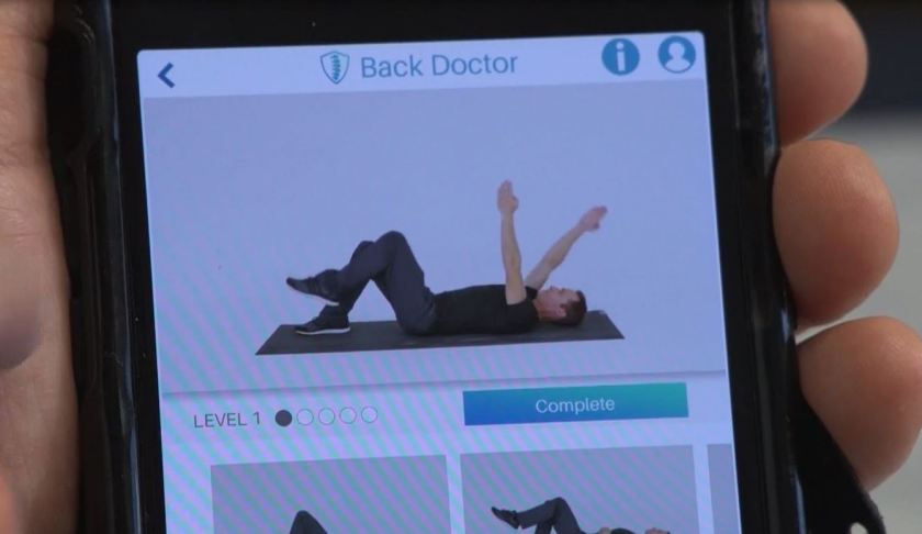 Meditation app that has helped Helen Brindell manage her back pain. (Credit: Ivanhoe Newswire)