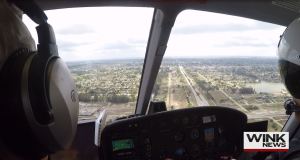 Sight on the helicopter. (Credit: WINK News)