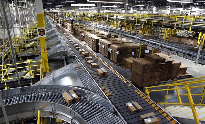 Amazon facility. (Credit: AP)