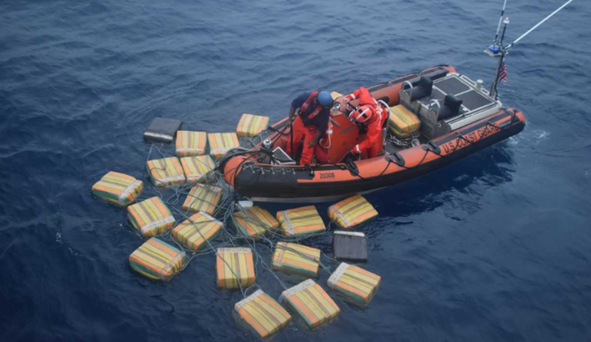 Coast Guard stops packages from entering the country. (Credit: CBS)