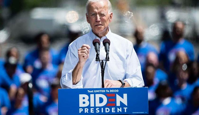 Joe Biden kicks off 2020 campaign rally in Philadelphia with calls for unity, slams Trump . (Credit: CBS News)