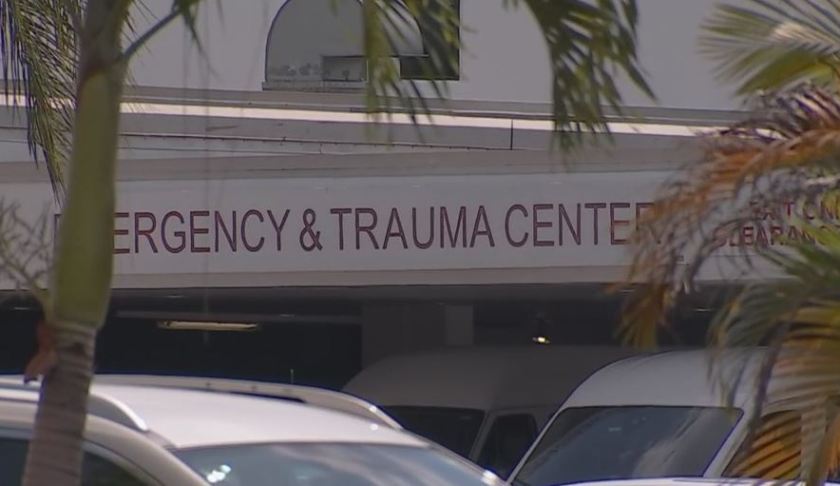 Outside of an Emergency Trauma Center. (Credit: WINK News)