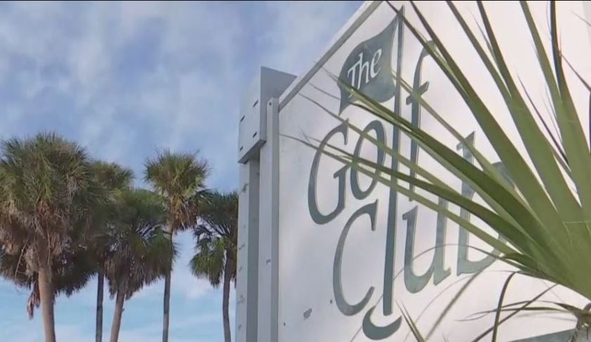 Sign of the old Cape Coral golf course. (Credit: WINK News)
