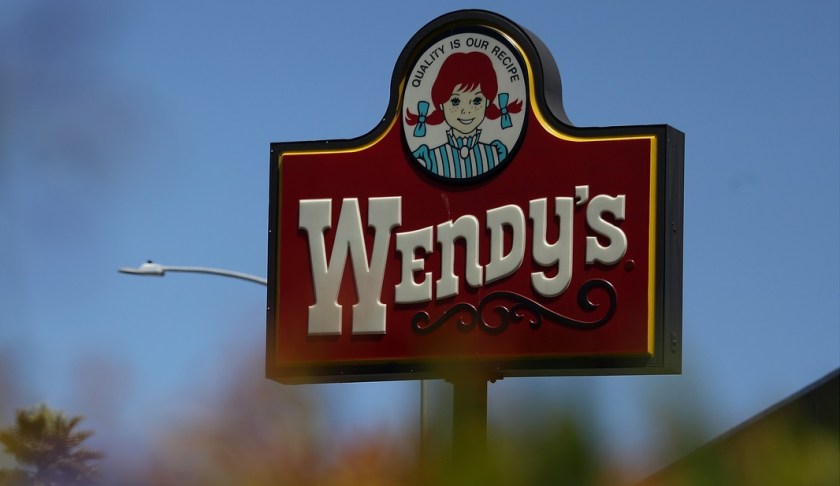 Sign outside of a Wendy's fast food resturant. (Credit: CBS)