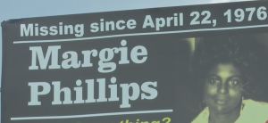 Billboard of Margie McGee, who died 43-years ago. (Credit: WINK News)