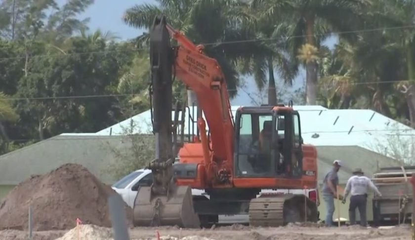 Construction site for affordable housing. (Credit: WINK News)
