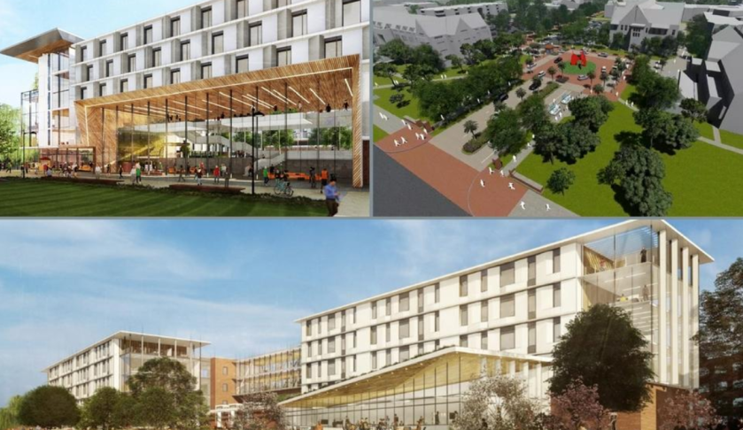 The renderings show impending upgrades at the University of Florida. as it plans $2.2 billion in projects over the next decade. (Credit University of Florida)