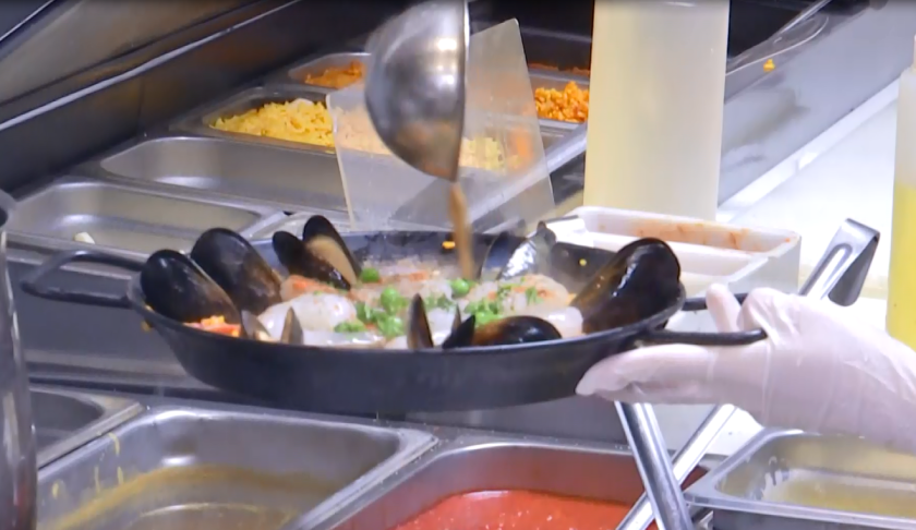 Seafood dish at Mediterrano in Naples. (Credit: WINK News)
