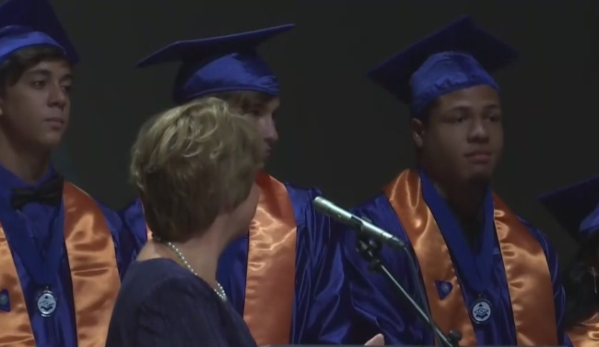At-risk students in Lee County graduate. (Credit: WINK News)