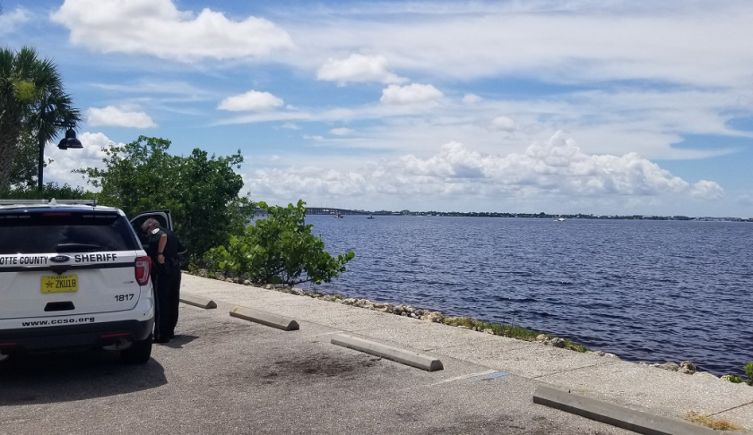 Charlotte County Sheriff's Office is on scene of a deceased person observed in the harbor off of Bayshore Park. (Credit: CCSO)